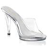 Fabulicious - FLAIR401 Mules à talon - Transparent/Couleur argent Product image